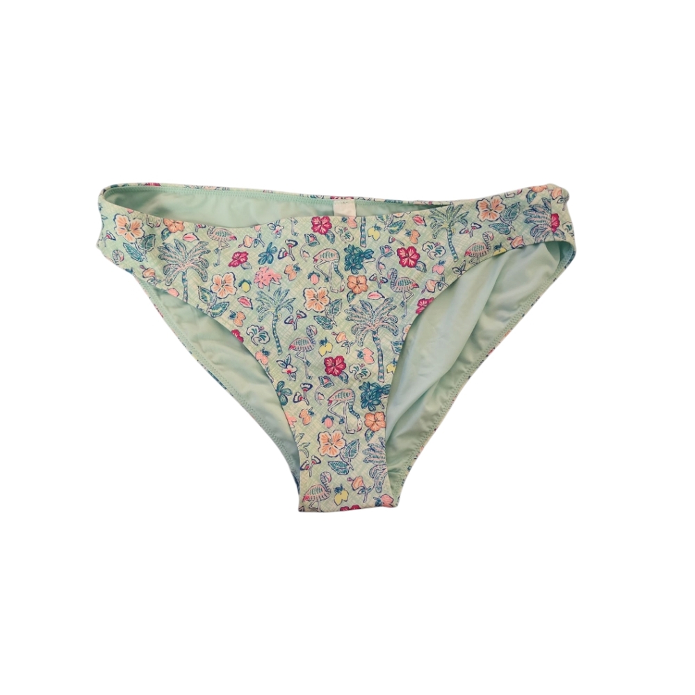 Vineyard Vines Flamingo Flock Bikini Bottoms NWT Size L